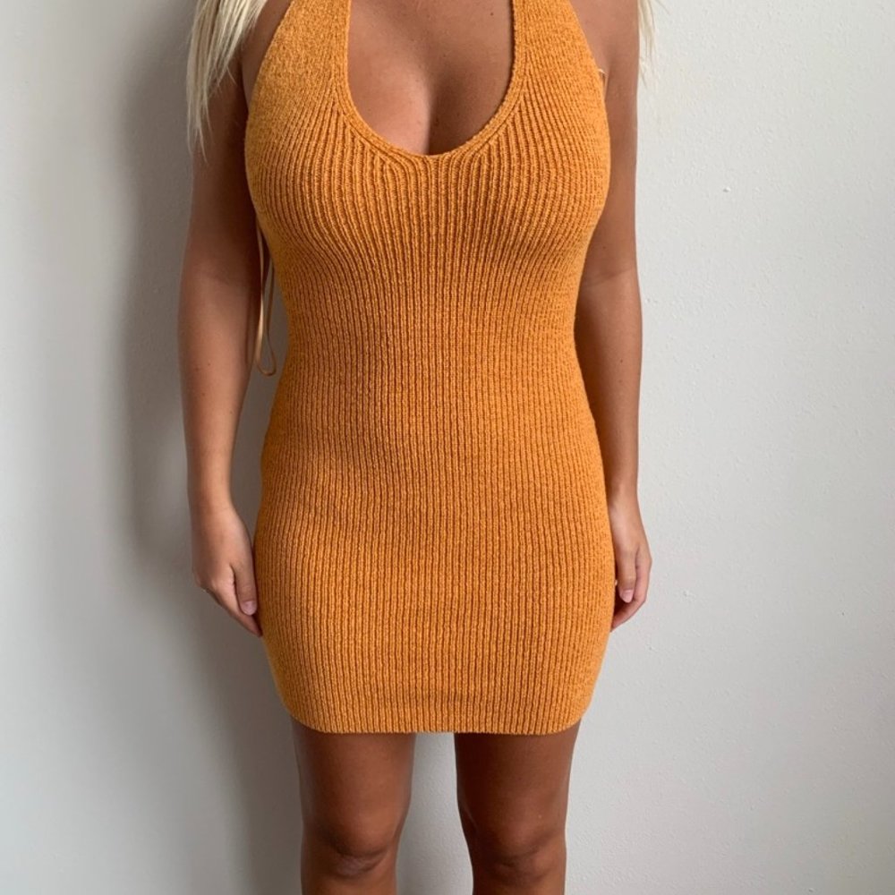 Crochet Halter Dress Size Small